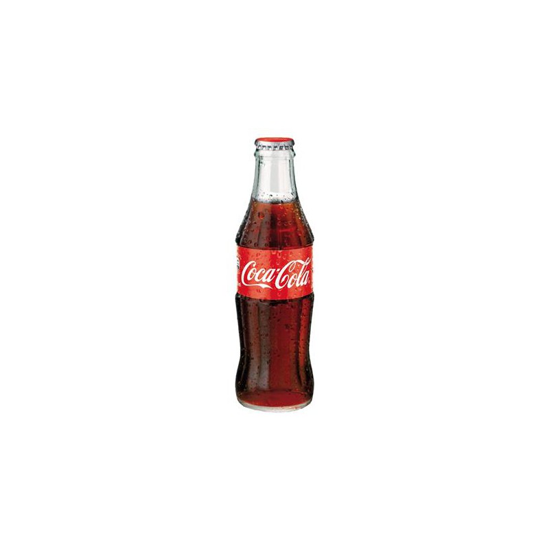 Botellin cristal refresco Coca Cola 200ml