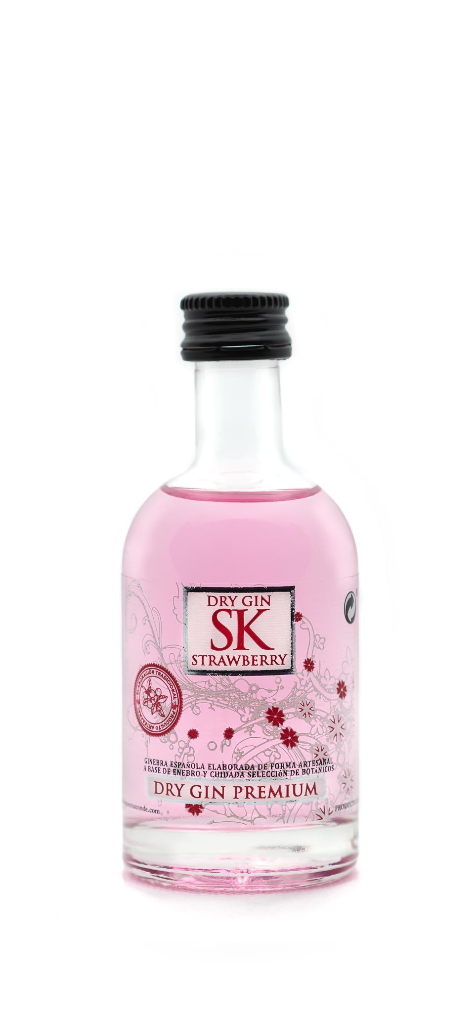 ▷▷▷ Mini bouteille de gin SK Strawberry Pink au meilleur prix