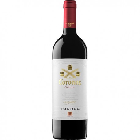 Botella pequeña Vino Tinto Coronas Crianza 2019 37,5CL