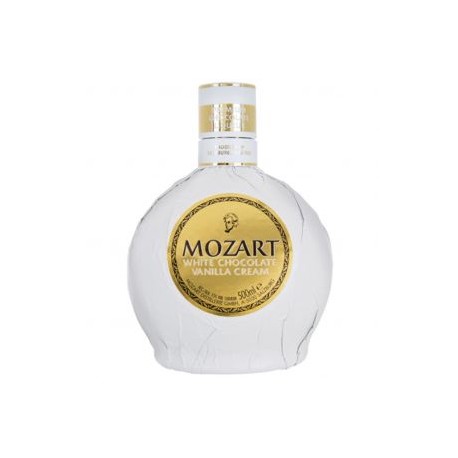 Mini bouteilles de liqueur de chocolat White MOZART 50 ml