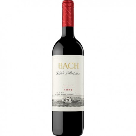 Botella pequeña Vino Tinto Bach 37,5CL