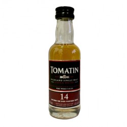 Mini botella Whisky Tomatin 14