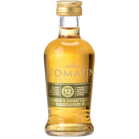 Miniflasche Whisky TOMATIN