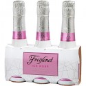 Packung 3 kleine Flaschen Cava Freixenet Eisrose Cuvée Spezial