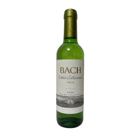 Kleine Flasche Bach Weißwein Extrísimo