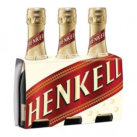 Pack 3 Botellas pequeñas Cava Henkell Piccolo Seco