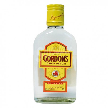 Petaca Ginebra Gordons 20 cl