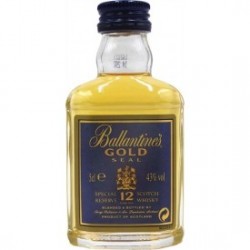 Mini botella Whisky Ballantines GOLD