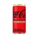 Lata Coca Cola Zero Zero Mini 200 ml