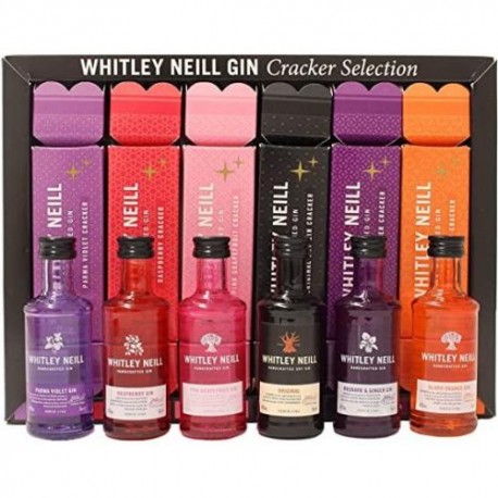 Pack 6 WHITLEY NEILL GIN CRACKER SELECTION