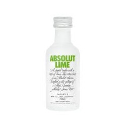 Mini botella Vodka Absolut Lima