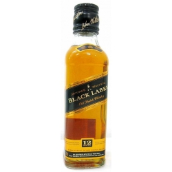 Mini Bottle Whisky JOHNNIE WALKER Schwarz