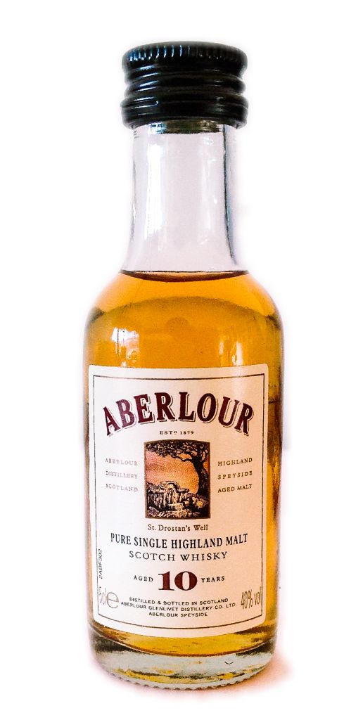 Bouteilles, mini-bouteilles et miniatures de whisky ABERLOUR 10 ans Pure  Single Malt